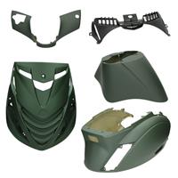 Kappenset model Piaggio Zip Sp (army mat groen) EVO-1 dicht Zip 2000 DMP 5-delig