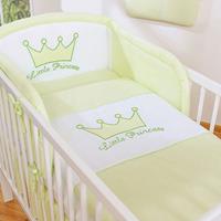 My Sweet Baby Overtrekset Little Prince/Princess Groen-Borduursel - Prince