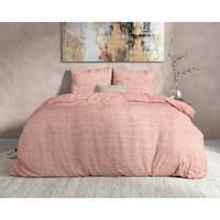 Dreamhouse - Leo Dekbedovertrek Flanel - Roze - 140 x 220