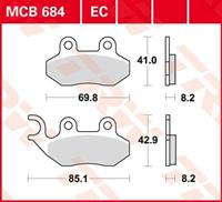 TRW Standaard EC remblokken, en remschoenen voor de moto, MCB684EC