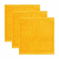 Möve Seiftuch Superwuschel 3er-Pack gold Gr. 30 x 30