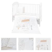 Kikka boo Babybettwäsche My Teddy 150 x 100 cm Bettwäsche weiß