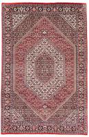 Morgenland Seidenteppich Bidjar Medaillon 179 x 111 cm, rechteckig, 1,5 mm Höhe, Unikat mit Zertifikat