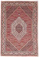 Morgenland Seidenteppich Bidjar Medaillon 175 x 109 cm, rechteckig, 1,5 mm Höhe, Unikat mit Zertifikat