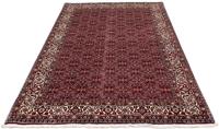 Morgenland Seidenteppich Bidjar Medaillon 205 x 130 cm, rechteckig, 1,5 mm Höhe, Unikat mit Zertifikat
