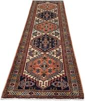 Morgenland Seidenteppich Bidjar Medaillon 203 x 100 cm, rechteckig, 1,5 mm Höhe, Unikat mit Zertifikat