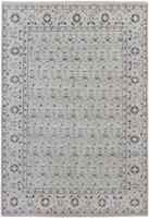 Morgenland Designteppich Designer Bordüre Grigio 233 x 173 cm, rechteckig, 0,8 mm Höhe, Unikat mit Zertifikat