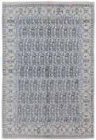 Morgenland Designteppich Designer Bordüre Beige 240 x 169 cm, rechteckig, 0,8 mm Höhe, Unikat mit Zertifikat