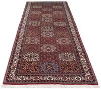 Morgenland Seidenteppich Bidjar Medaillon 205 x 74 cm, rechteckig, 1,5 mm Höhe, Unikat mit Zertifikat