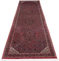 Morgenland Seidenteppich Bidjar Medaillon 308 x 78 cm, rechteckig, 1,5 mm Höhe, Unikat mit Zertifikat