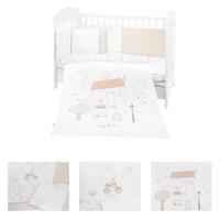 Kikka boo Babybettwäsche My Teddy 6-teilig 70 x 140 cm Bettwäsche weiß