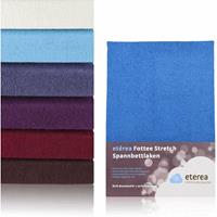 etérea Frottee Spannbettlaken 2er Pack 60x120 - 70x140 cm Blau
