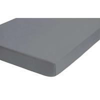 Castell Jersey-Stretch Spannbettlaken 180x200 cm - 200x200 cm Silber - Grau