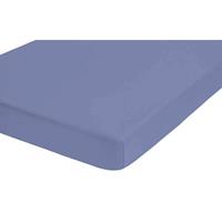 Biberna Frottee-Stretch Spannbettlaken Spannbetttuch 140x200 cm - 160x200 cm Ozeanblau
