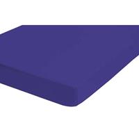 Castell Jersey-Stretch Spannbettlaken 90x200 cm - 100x200 cm Marineblau