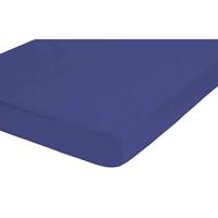 Biberna Feinjersey Spannbettlaken Spannbetttuch 140x200 cm - 160x200 cm Saphir