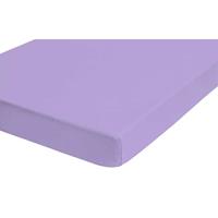 Biberna Feinjersey Spannbettlaken Spannbetttuch 140x200 cm - 160x200 cm Viola