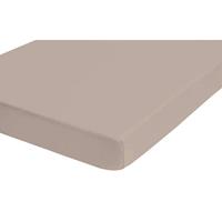 Biberna Feinjersey Spannbettlaken Spannbetttuch 90x200 cm - 100x200 cm Macchiato