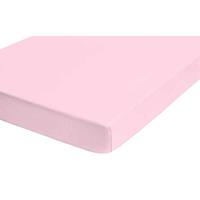 Biberna Jersey-Stretch Spannbettlaken Spannbetttuch 140x200 cm - 160x200 cm Rose