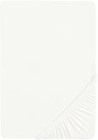 Biberna Jersey hoeslaken (180-200 x 200 cm, Wit)