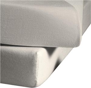 fleuresse Single Jersey Spannbettlaken Jenny C 200x200 cm Creme