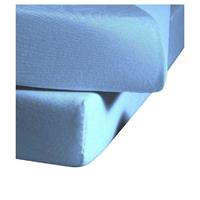 fleuresse Single Jersey Spannbettlaken Jenny C 120x200 cm Mittelblau