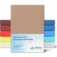 etérea Comfort Jersey Spannbettlaken Stucco, 100x200 cm - 120x200 cm