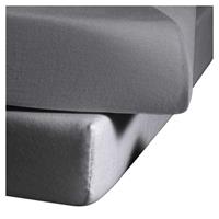 fleuresse Single Jersey Spannbettlaken Jenny C 150x200 cm Steingrau