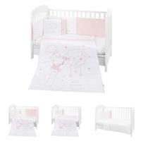Kikka boo Babybettwäsche 6tlg. 140 x 70 cm Bettwäsche pink/rosa