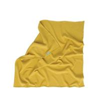 Hibboux Tagesdecken Musselin 120x120 4 Layer - Mustard weiß Gr. 120 x 120