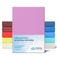 etérea Comfort Jersey Spannbettlaken Violett, 90x200 cm - 100x200 cm