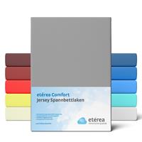 etérea Comfort Jersey Spannbettlaken Grau, 200x200 cm - 200x220 cm