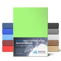 etérea Extra Jersey Spannbettlaken Apfelgrün 140x200 - 160x220 cm