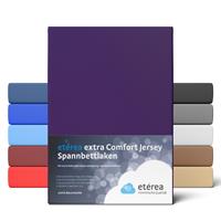 etérea Extra Jersey Spannbettlaken Pflaume 140x200 - 160x220 cm