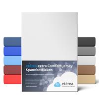 etérea Extra Jersey Spannbettlaken Weiss 140x200 - 160x220 cm