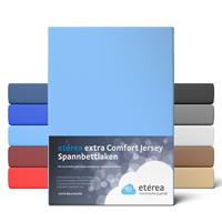 etérea Extra Jersey Spannbettlaken Hellblau 140x200 - 160x220 cm