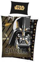 Disney Star Wars Dekbedovertrek Darth Vader - Zwart - 1-persoons 140x200 Cm