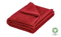 Como Green Gästetuch  4077 ¦ rot ¦ 100% Bio Baumwolle ¦ Maße (cm): B: 30  - Möbel Kraft