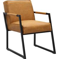 Budget Home Store Eetkamerstoel Kenzo met metalen armleuning