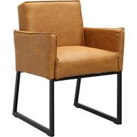 Budget Home Store Eetkamerstoel Kenzo met gestoffeerde armleuning