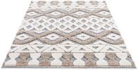 Carpet City Hochflor-Teppich Focus, rechteckig, 20 mm Höhe, 3D-Optik, Boho-Stil, Wohnzimmer