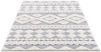 Carpet City Hochflor-Teppich Focus, rechteckig, 20 mm Höhe, 3D-Optik, Boho-Stil, Wohnzimmer
