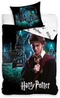 Harry Potter dekbedovertrek junior 140 x 200/65 cm katoen zwart