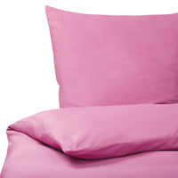 Beliani Katoenen Dekbedovertrekset 200 x 220 cm Roze HARMONRIDGE