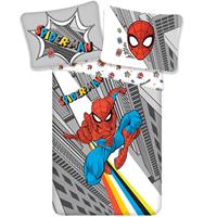 Spiderman Dekbedovertrek Pop - Eenpersoons - 140 X 200 Cm - Katoen