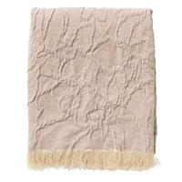 Dutch Decor Florine - Plaid Met Patroon 140x180 Cm Pumice Stone - Beige - Beige