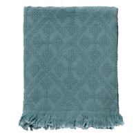 Dutch Decor Belle - Plaid Van Katoen 130x180 Cm Sagebrush Green - Groen - Groen