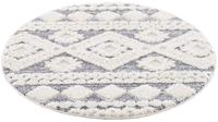 Carpet City Hoogpolig vloerkleed Focus 3005 Boho-vloerkleed, ruitdessin, bijzonder zacht, 3D-effect