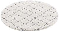 Carpet City Hoogpolig vloerkleed Focus 4499 bijzonder zacht, ruiten-look, 3d-effect