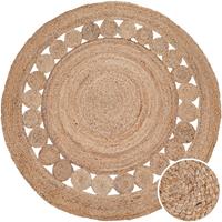 Paco Home Vloerkleed Viborg 593 Jute, modern, boho, etno, met de hand gemaakt vloerkleed van natuurmateriaal